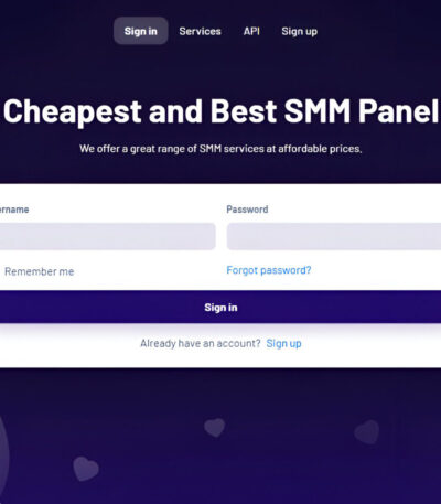 SMM panel with admin dashboard and API integration