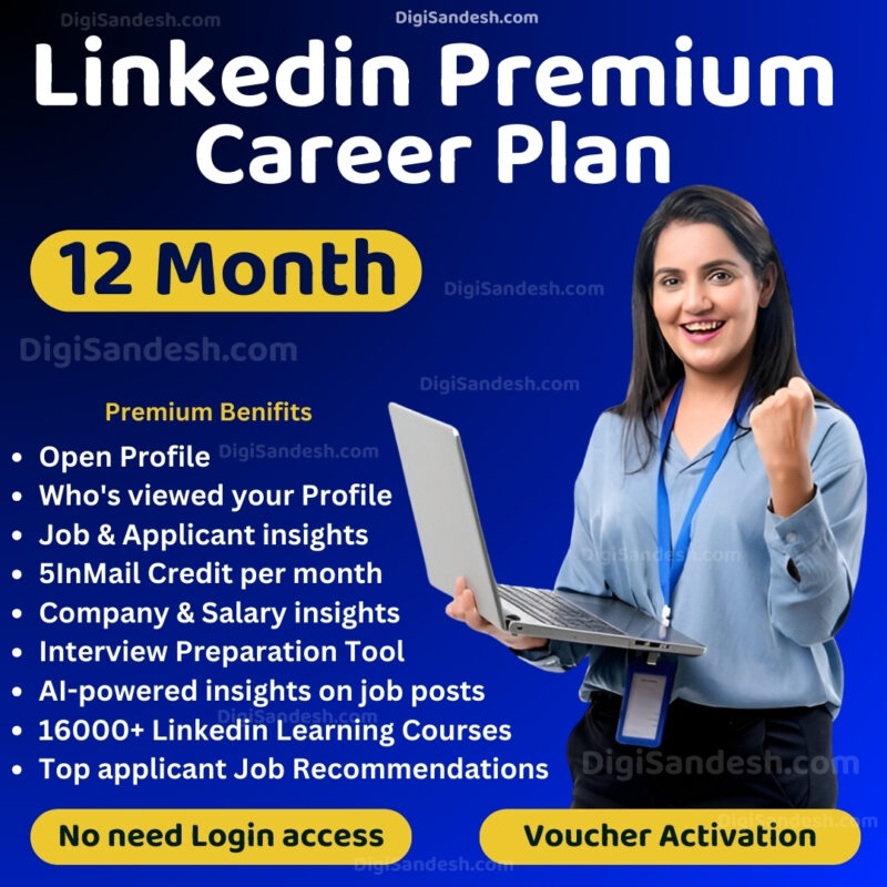 LinkedIn Career Premium 12-Month Subscription