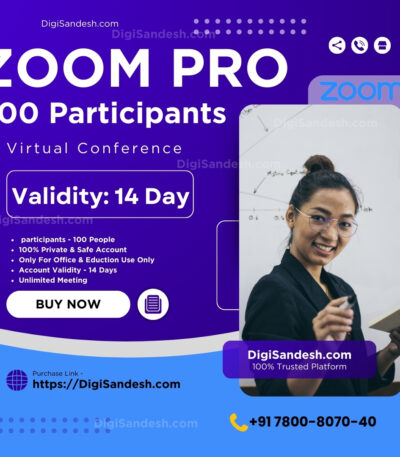 Zoom Pro 14 Days for 100 Participants