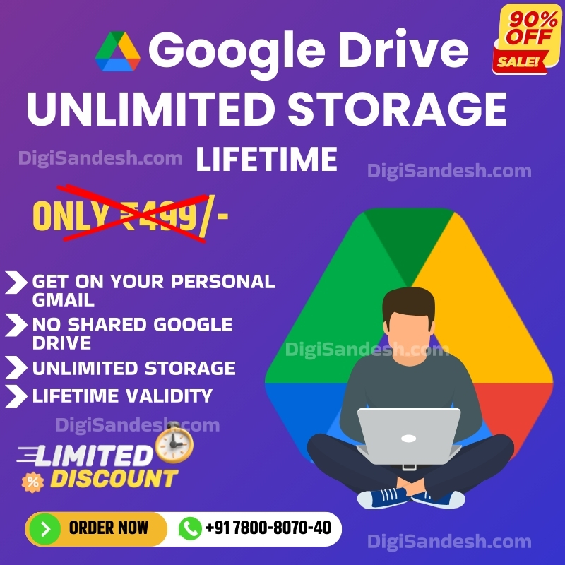 Google Drive Unlimited Cloud Storage