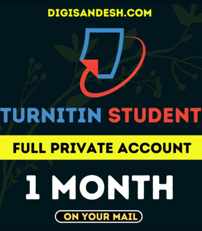 Buy Turnitin Student Premium 01 Month subscription, delivered to your email with guaranteed access for plagiarism detection.